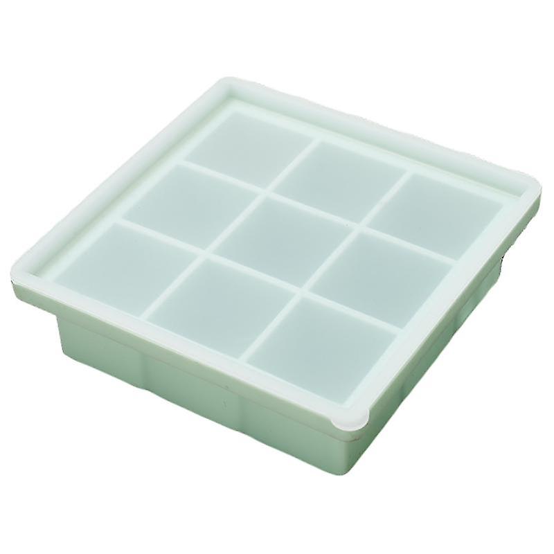 Ice Cube Mold Safe Scentless Flexible 9/15 Grids Food Grade Silicone Ice Cube Plate for Home
