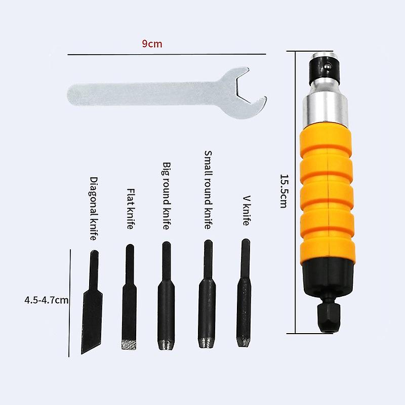1 Set Wood Chisel Carving Tool Set Furniture Wood Carving Tool Electric ...