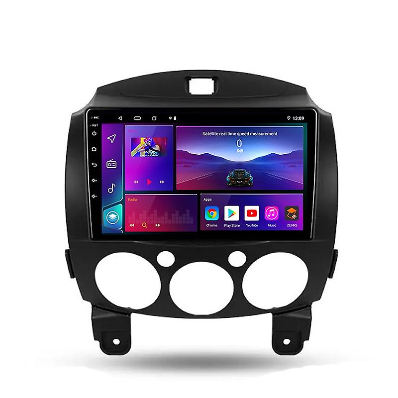 Android 12 Carplay Car Radio for Mazda 2 DE 2007 - 2014 Multimedia Player 2 Din GPS 4G DVD Head Unit