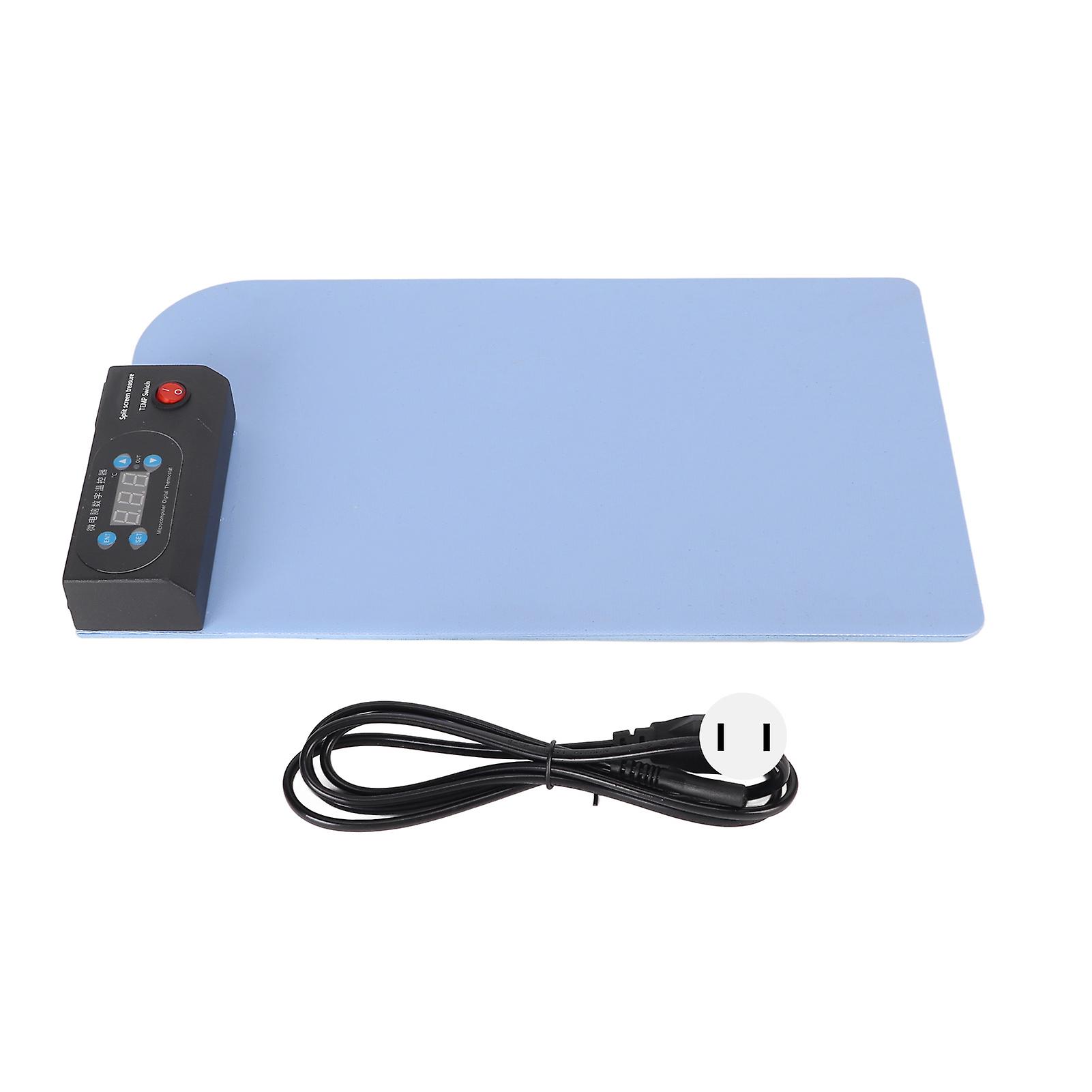 CPB Heating Pad, Fast Heating Speed, Soft, Foldable, Universal, LCD Screen Separator for Phones and Tablets, 100-240V US Plug