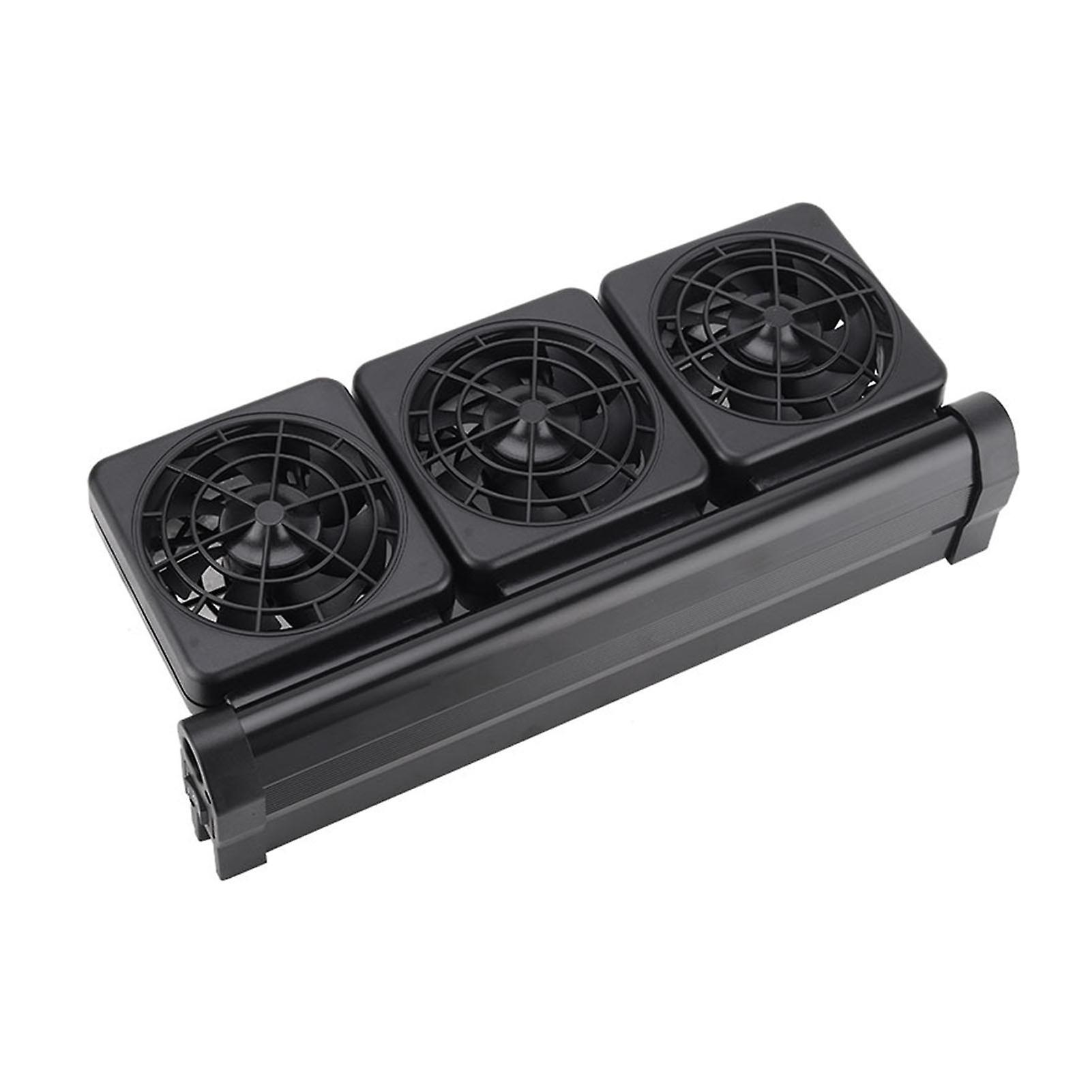 Aquarium Cooling System, Mini Adjustable Speed Fan for Aquarium, Aquarium Chillers, CN Plug, US Plug, WW F3, Three Heads