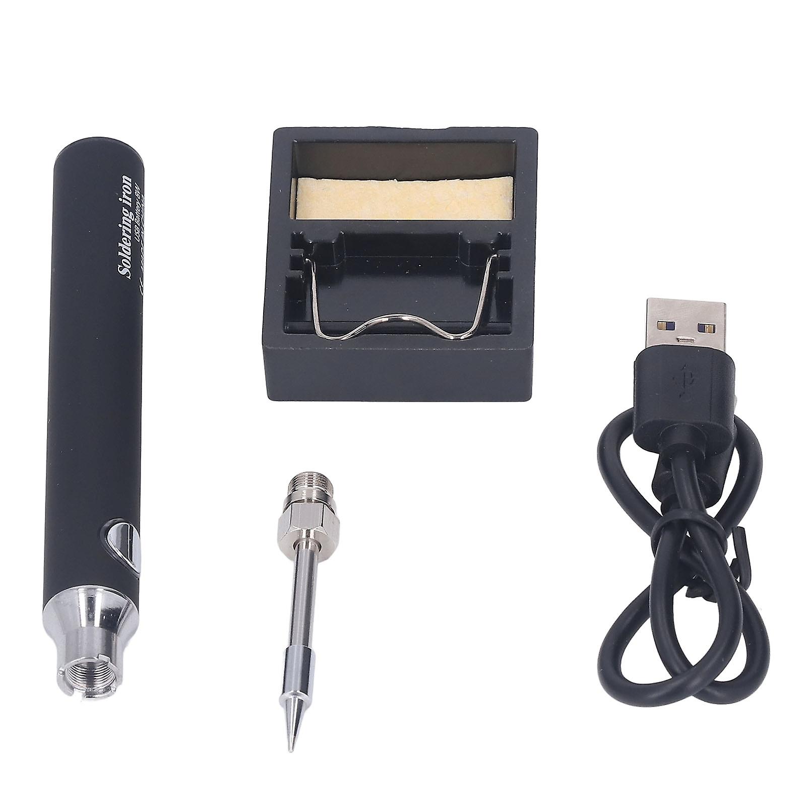USB Cordless Portable Electric Soldering Iron 3 Gear Welding Tool with Indicator Light