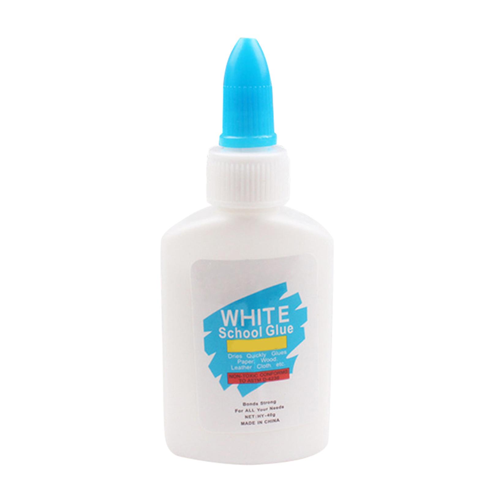White School Glue for Kid DIY Art Craft School Making for Paper Carton Wood Fabric 1.4 Fl Oz