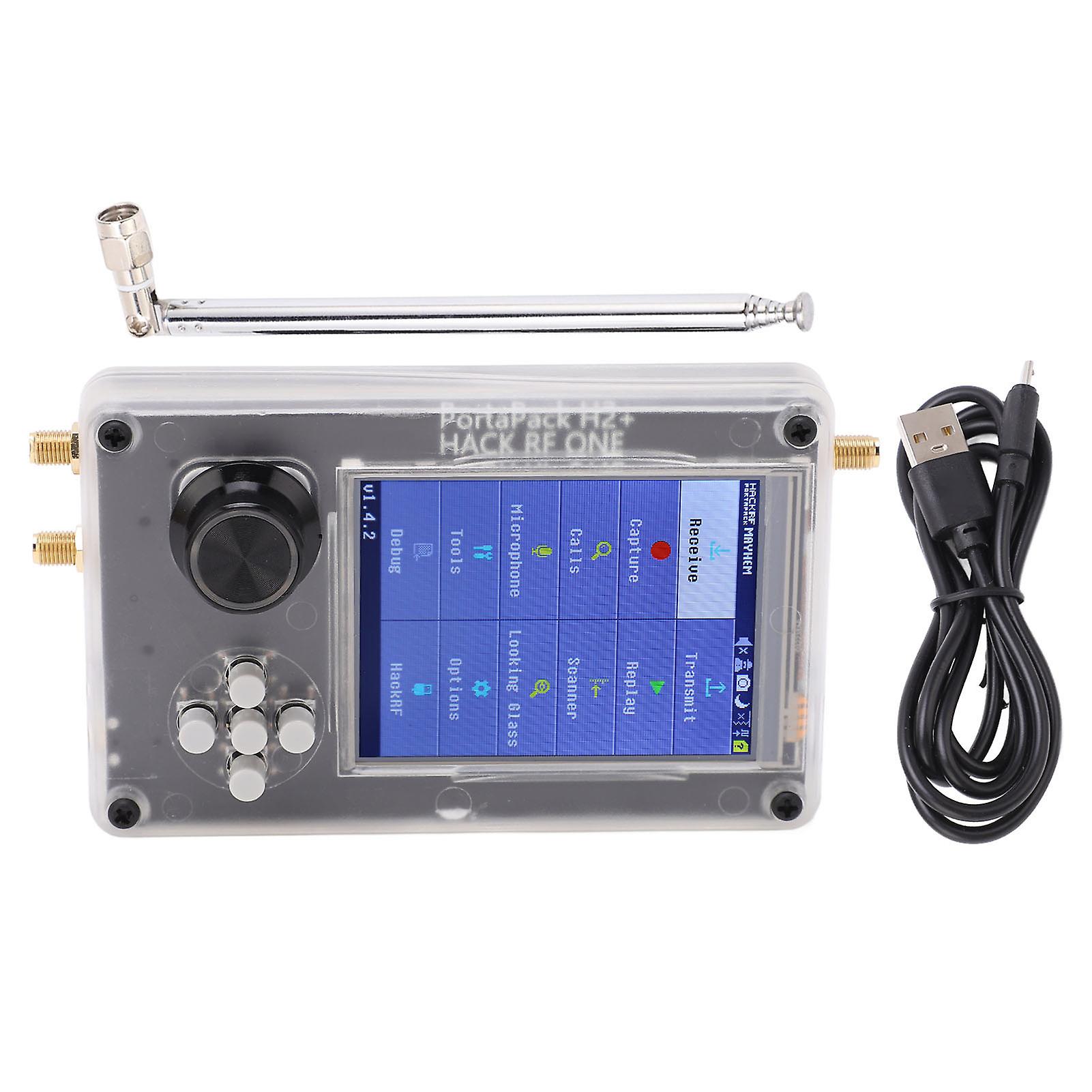 3,2-Zoll-LCD-Display voll funktionsfähiger Funk-Transceiver SDR-Funkempfänger-Sender mit Antenne
