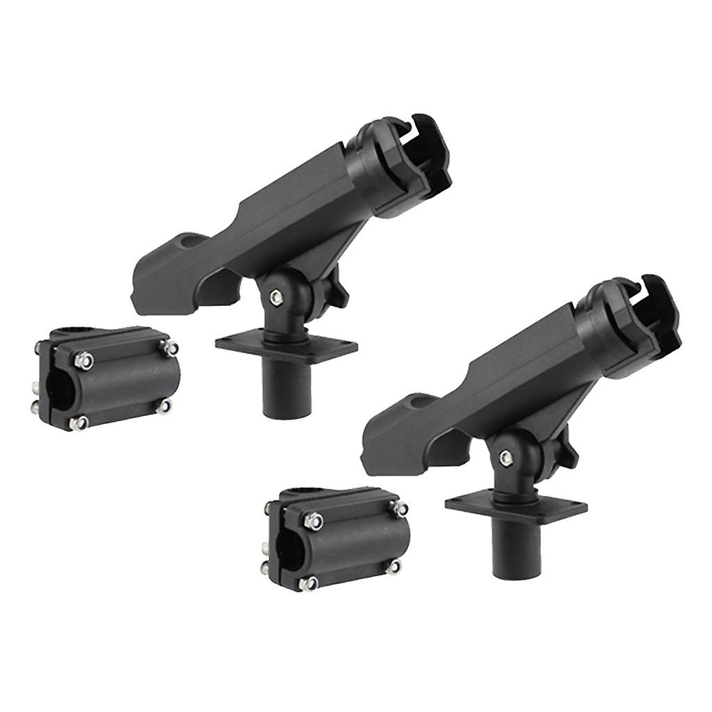 Fishing Rod rack Holders Adjustable Removable 360 Kayak Tools Pole BracketX2