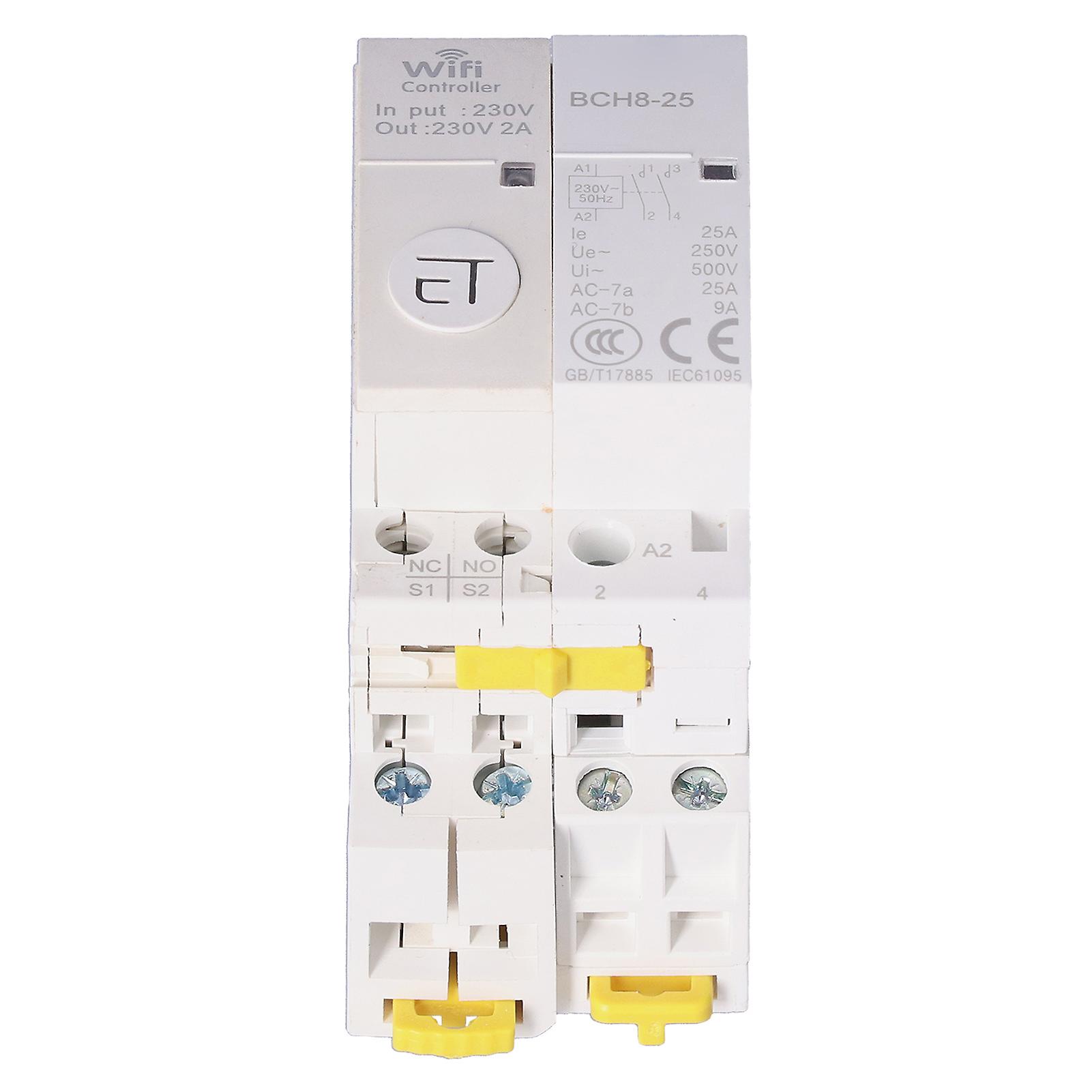 WiFi Low Voltage Remote Control Contactor for Smart Home AC230V25A