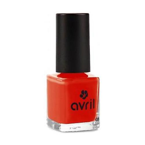 Poppy color nail polish Nº40 7 ml (Red)