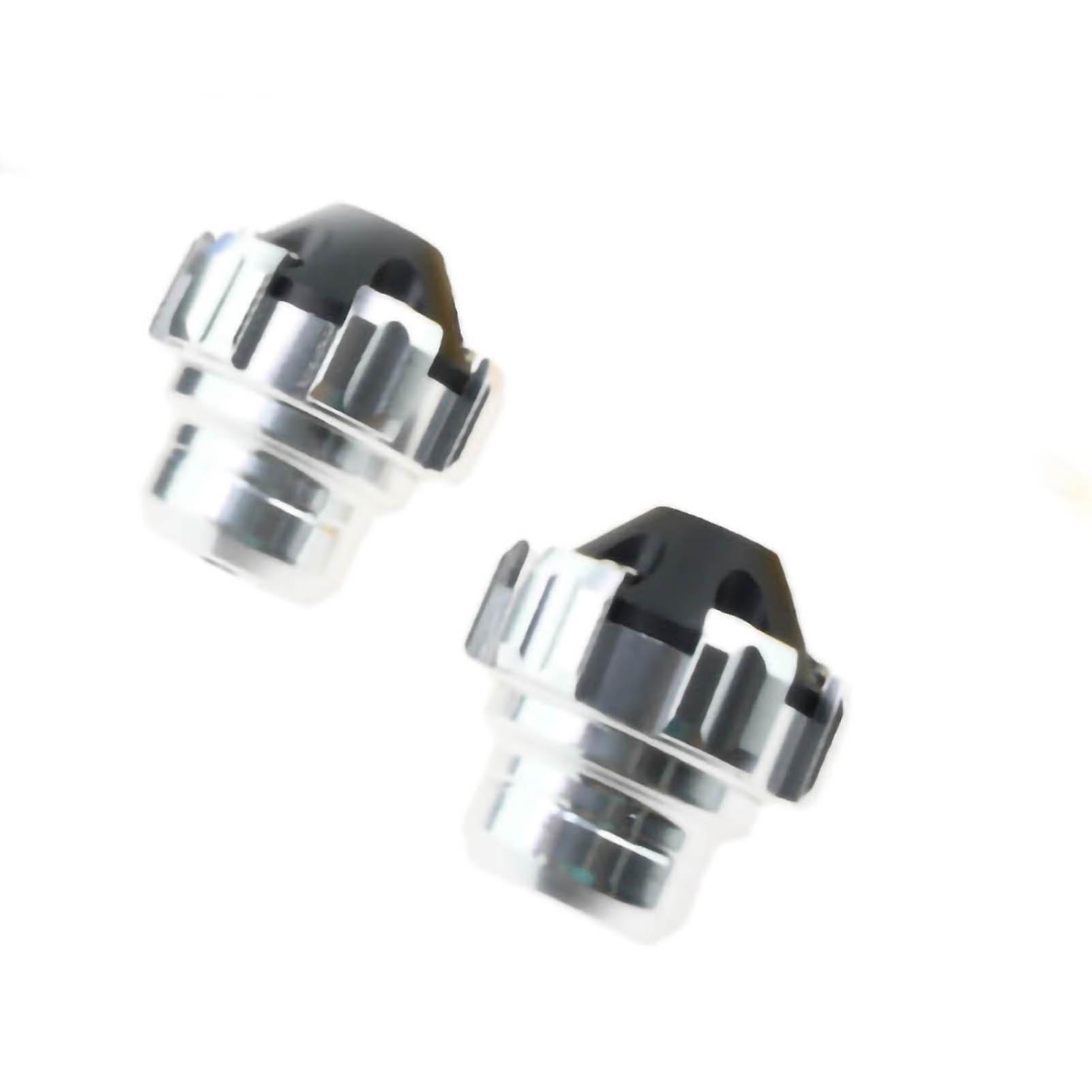 Front Fork Frame Slider Aluminum Alloy Rustproof Motorcycle Wheel Crash Protector for Niu Technologies Silver