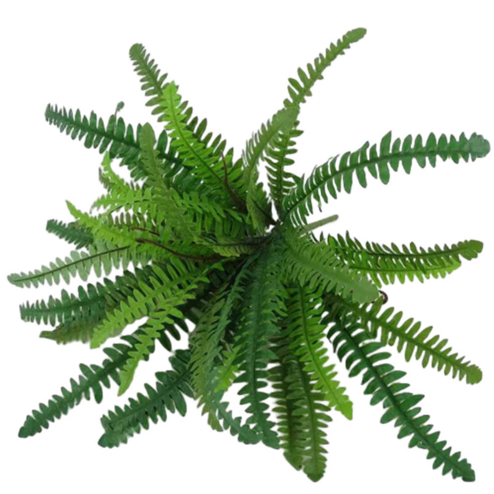 Fashion UV Resistant Faux Ferns Ornament Mulit-Purpose Decorative Props for Porch Window