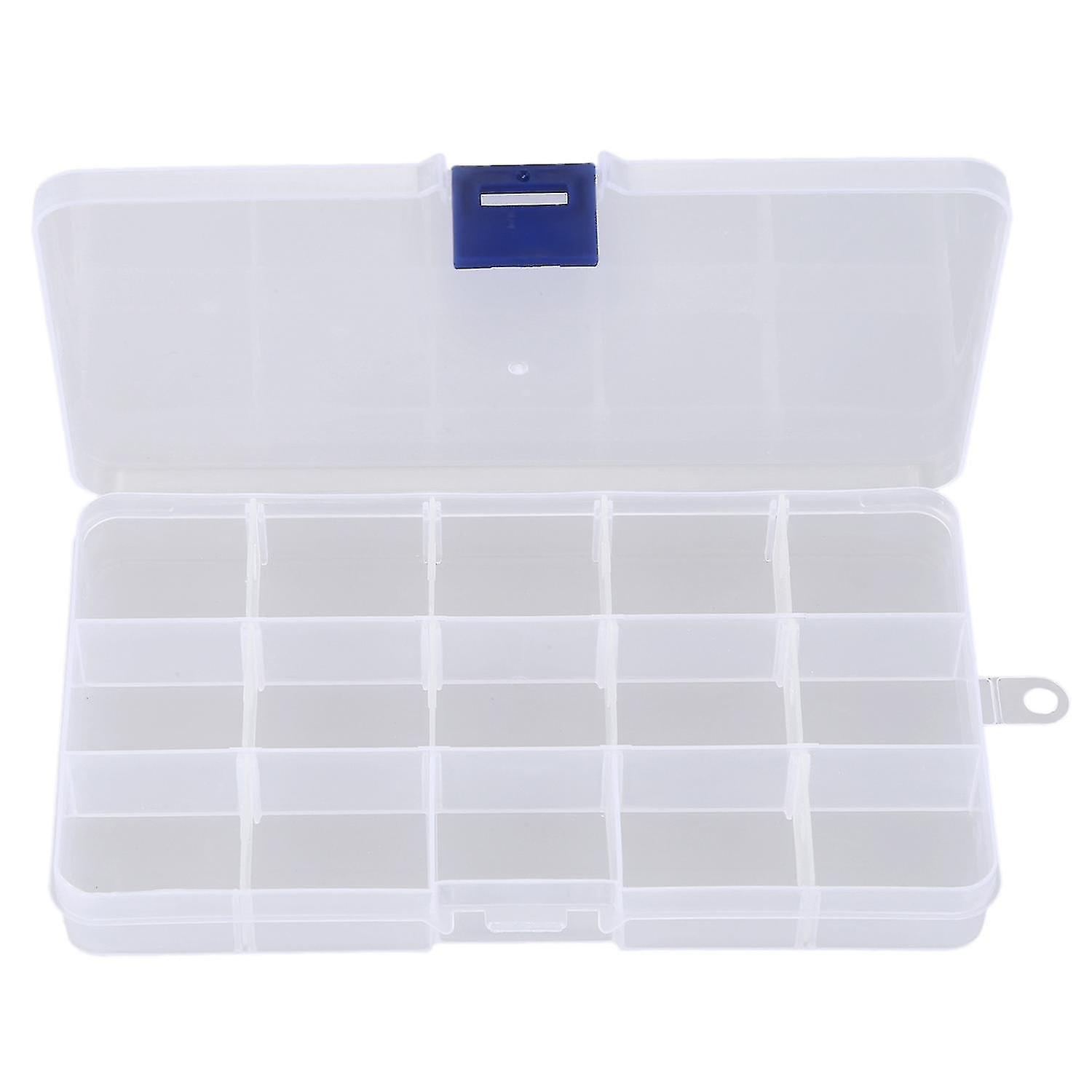 Electronic Components 15 Slots Detachable Plastic Cases Boxes