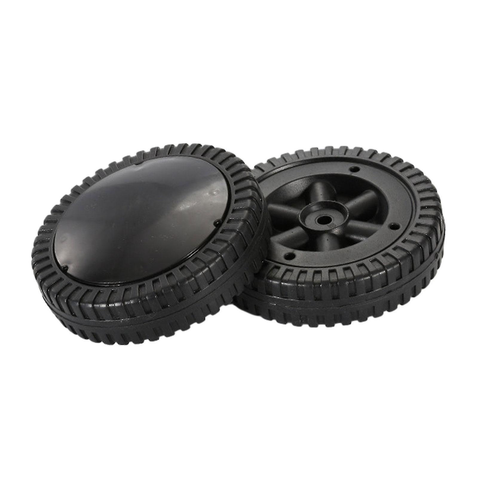 2 Pack Bbq Grill Wheels Smooth Rolling Black 6 polegadas pneus para churrasqueiras