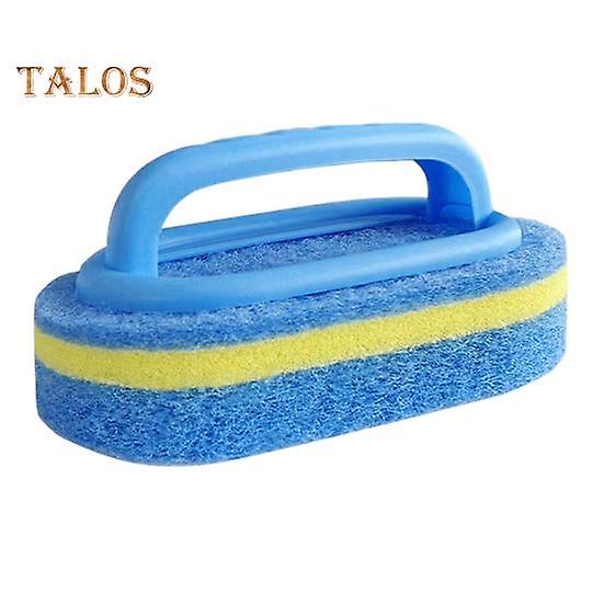 Bathroom Cleaning Sponge with Handle Scratch Free Reusable Widely Used Kitchen Scrubbing Sponge Residue Remover