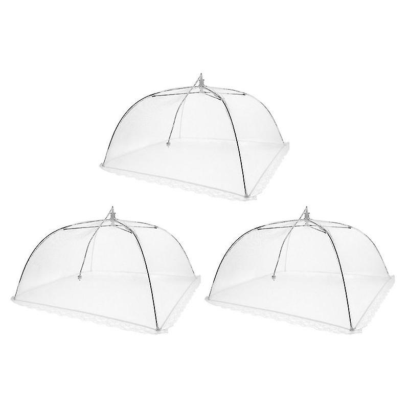 3pcs Mesh Folding Dishes Covers