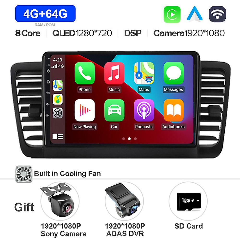 Android 13 For Subaru Outback 3 Legacy 4 2003-2009 4g Car Stereo Radio Multimedia Video Player Navigation Gps Carplay No 2din