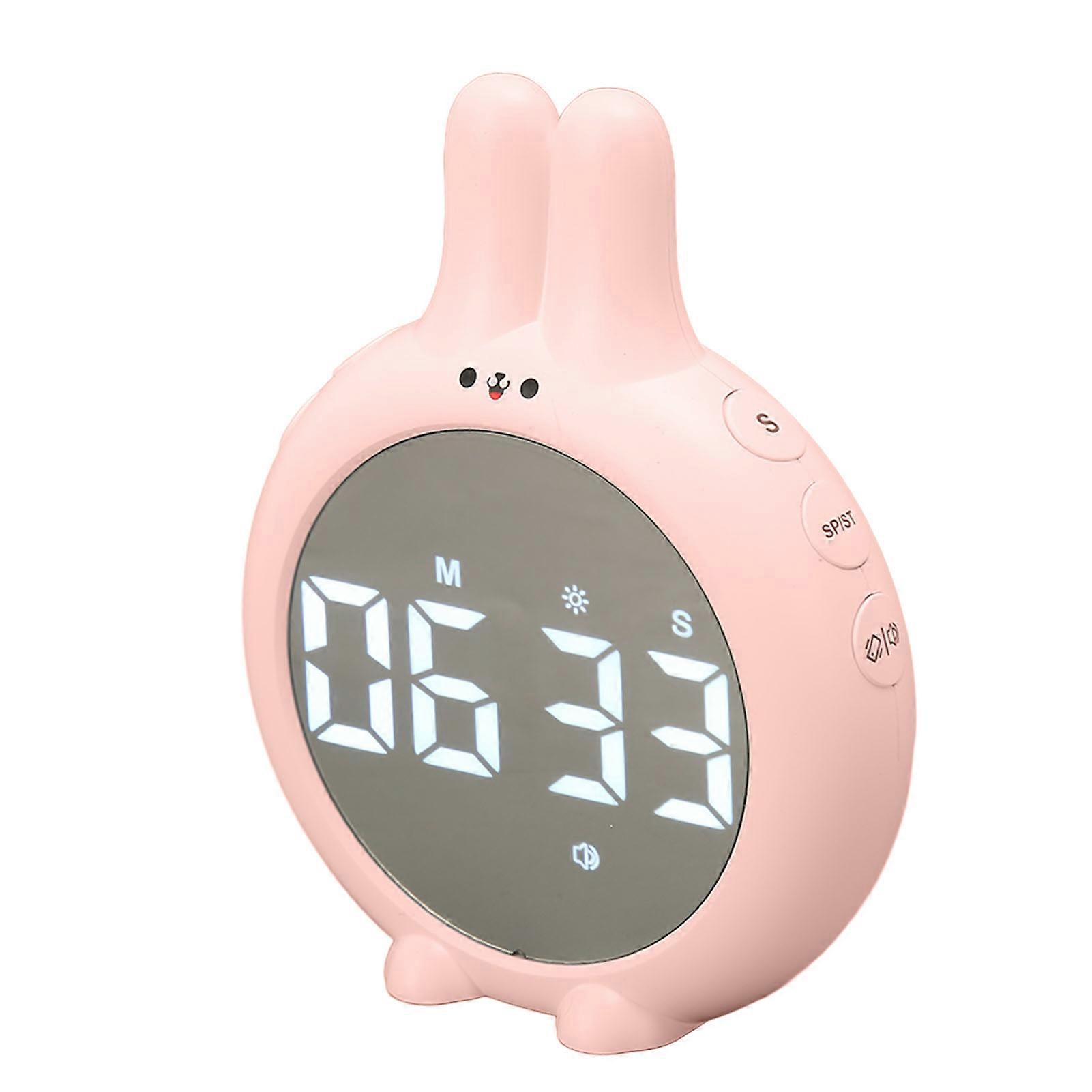 Cute Digital Timer Multifunctional High Accuracy Magnetic Kids Countdown Timer For Homework Cooking Sports
