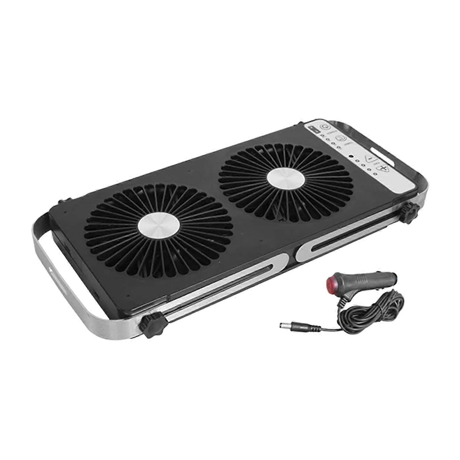 RV 지붕 창 팬 환기 냉각 팬 3 미터 DC 케이블 휴대용 12V DC 블랙