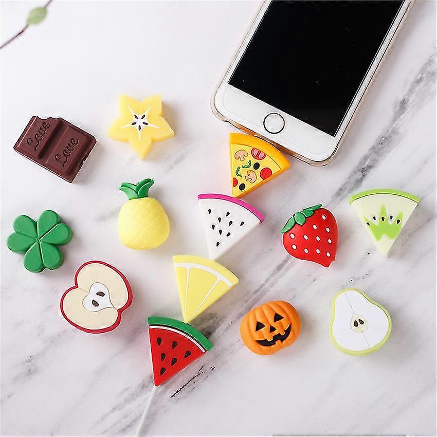 13 Pieces Cable Protector Cartoon Shaped Cable Protector To Prevent Cable Breakage Cable Protector For Iphone/ipad
