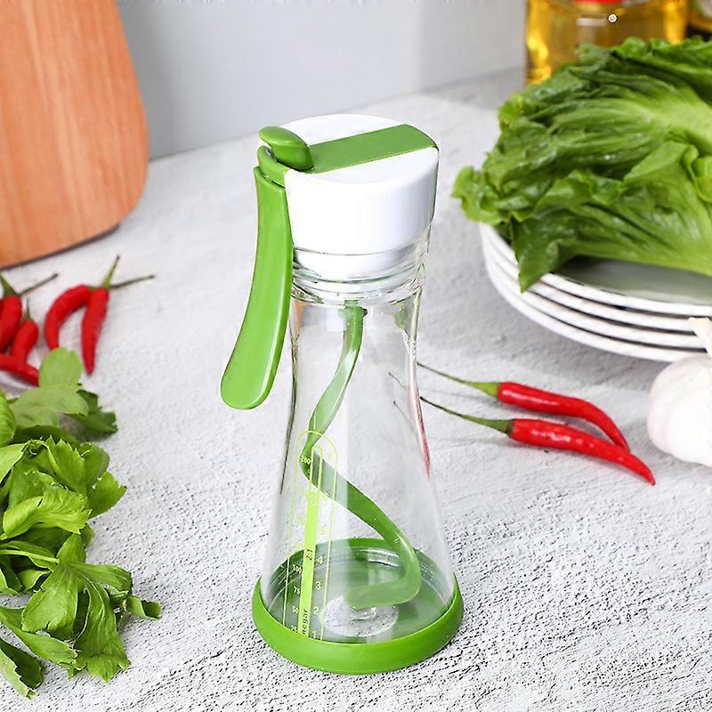 Salad Dressing Mixer, Manual Salad Dressing Bottles Mixing Container With Pump Handle, Salad Dressing Shaker