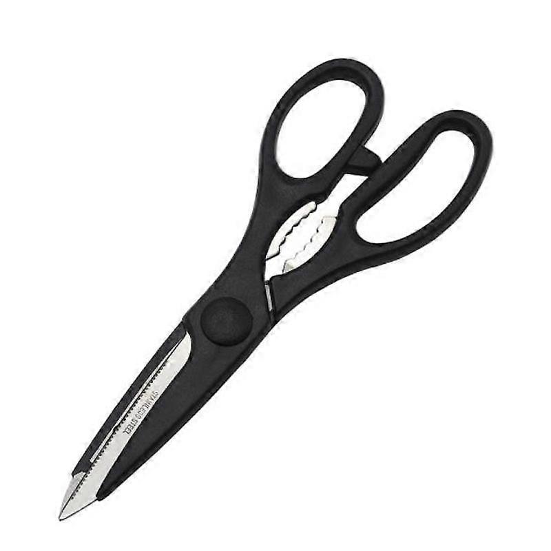 Multipurpose stainless steel scissors 21 cm black