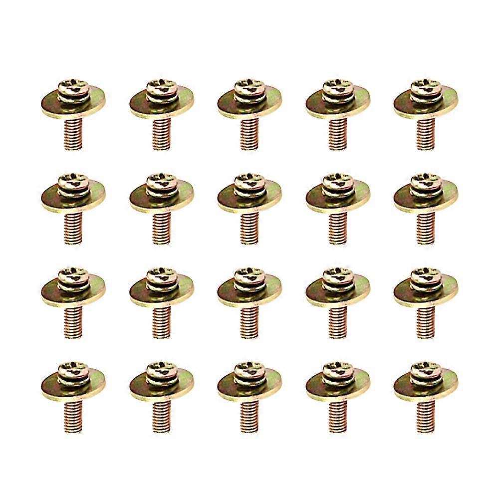 20pcs Replacement Metal Drum Set Lug Claw Hook Mount Screws for Drummer