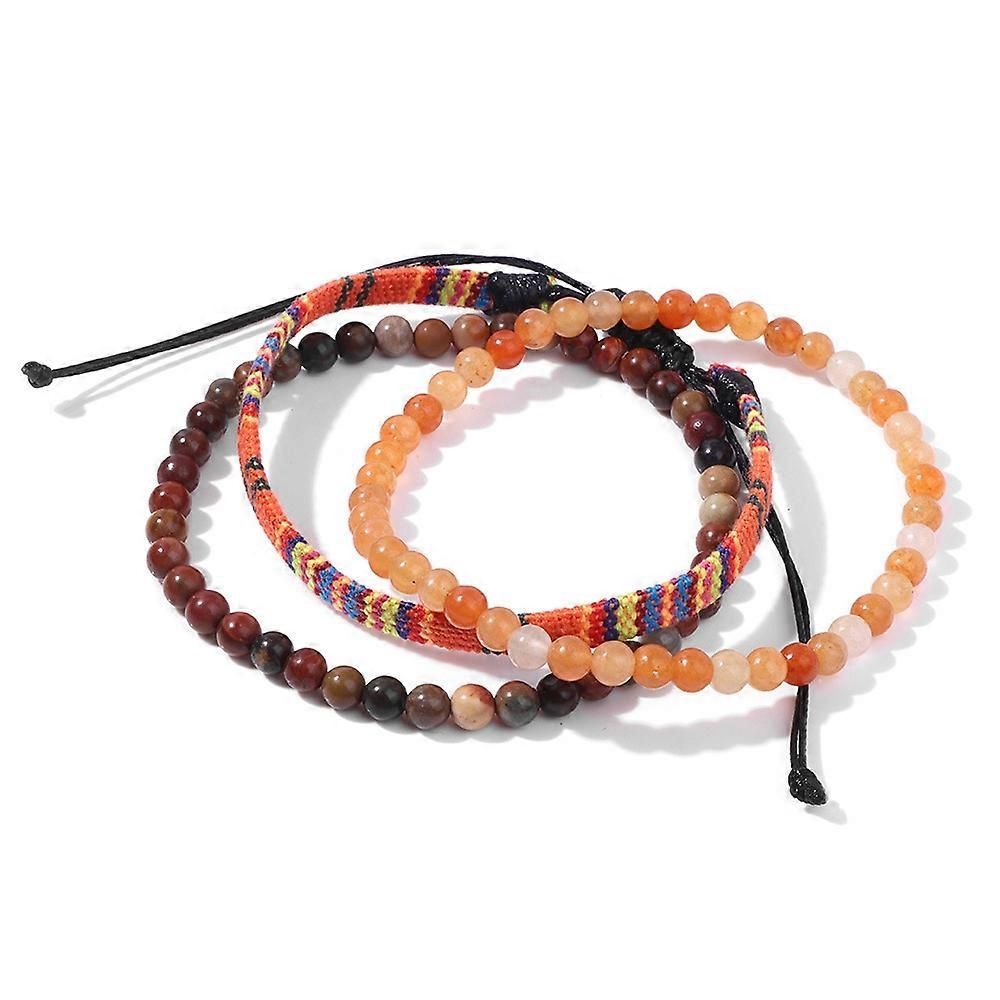 Bracelet-Navy Beaded Weave-Elegant Depth