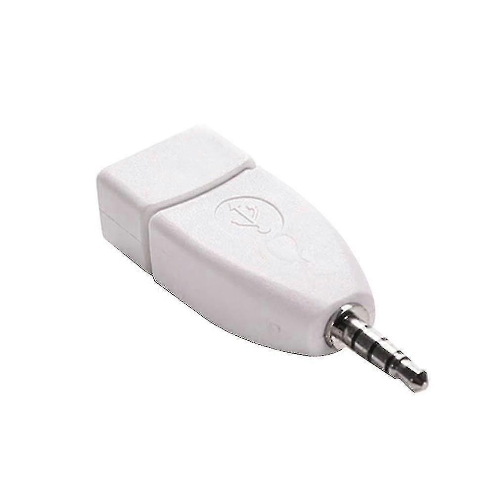 Προσαρμοστής μετατροπέων Usb 2.0 θηλυκός σε 3.5mm αρσενικός ακουστικός ανθεκτικός υποδοχή βουλωμάτων αυτοκινήτων