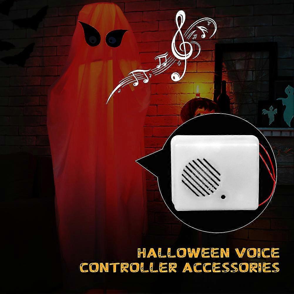 10x Halloween Sound Sensor Scream Speaker Horror Screaming Tricky Voice-activated Props Scary Sound Sensor For Party Decoration