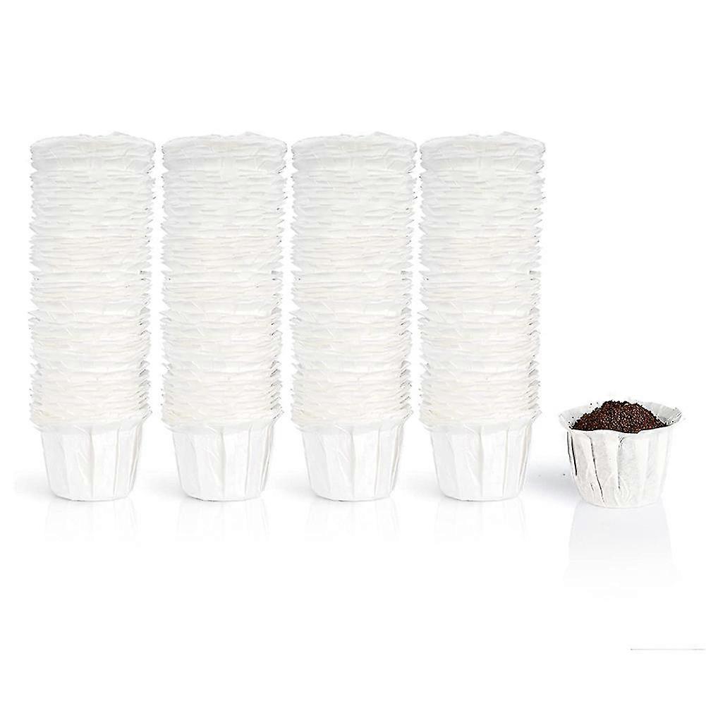 200pcs Disposable Coffee Paper Filters, Reusable K/cup Paper Filters For , Fits Most Single Serve R
