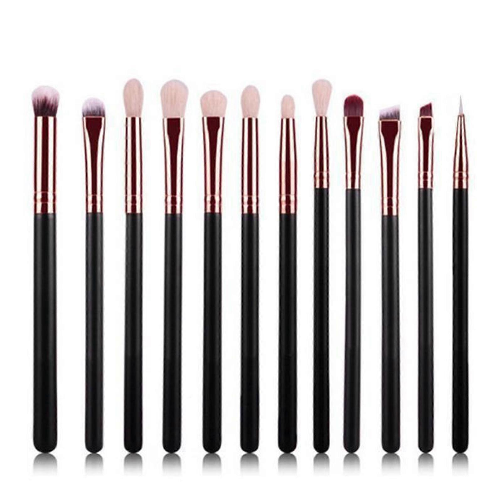 12Pcs Pro Eye Makeup Brushs Set Make Up Brushes Kit Tools