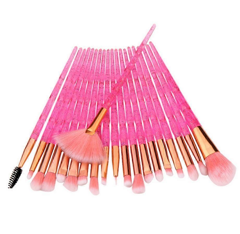 Make-up Pinsel Set Eyeliner Wimpern Lippenkosmetik Werkzeugset 20 Stück Grün