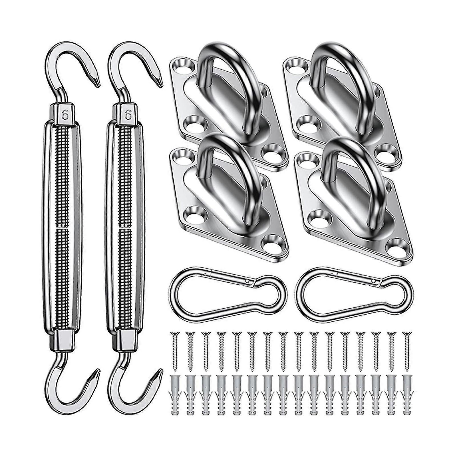 Sun Shade Sail Hardware Kit 304 Grade Rustfrit Anti-rust Shade Sejl