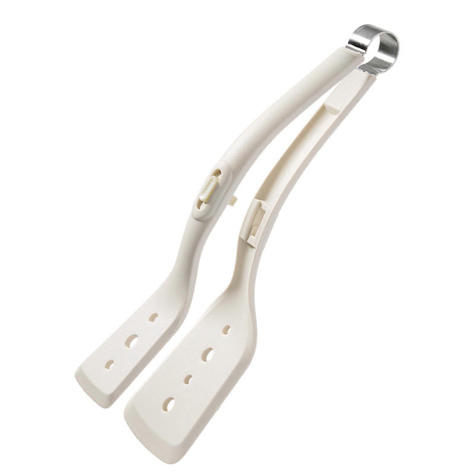 Silicone Food Frying Spatula Clamp 2 in 1 Heat Resistant Meat-Turners Spatula for Home Kitchen