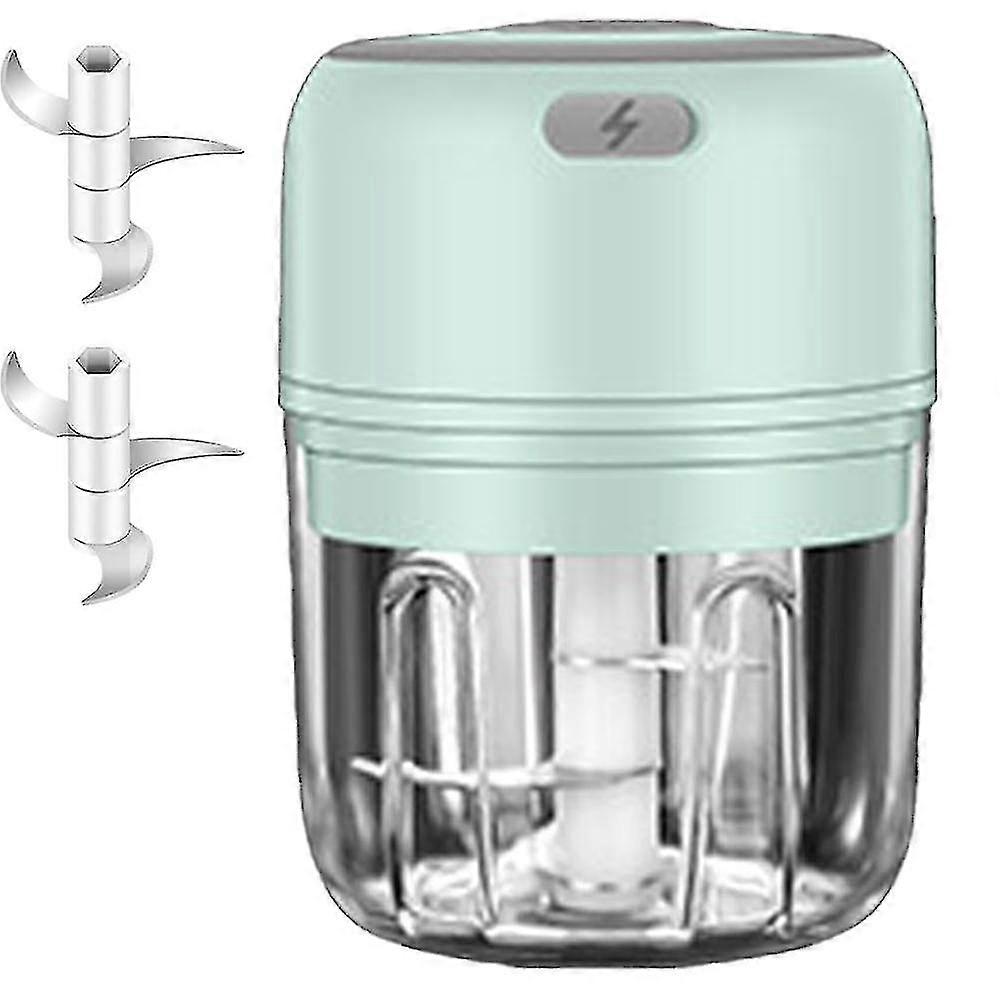 Electric Mini Food Chopper,electric Garlic Processor, Wireless Portable Waterproof Usb