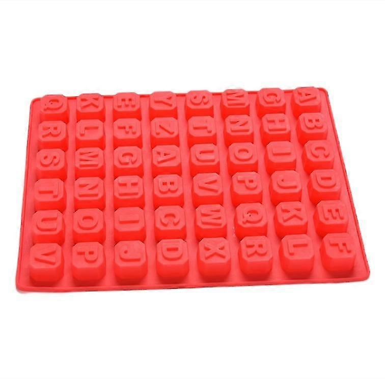 Silicone Alphabet Letter Soap Mold Cake Chocolate Jelly Candy Cookie Cube Mould