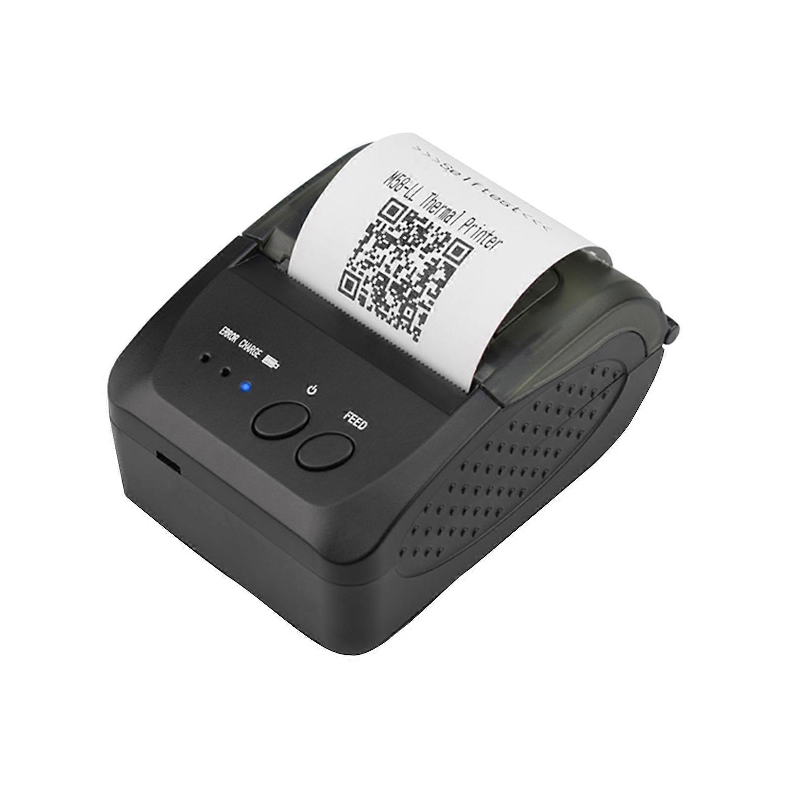 58mm Fast Thermal Printer Wireless  Restaurant IOS Android Low Noise Mini Portable Handheld High Speed Multifunctional