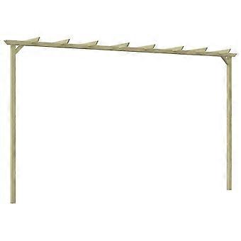 Gartenpergola imprägniertes Kiefernholz 360x200x60 cm