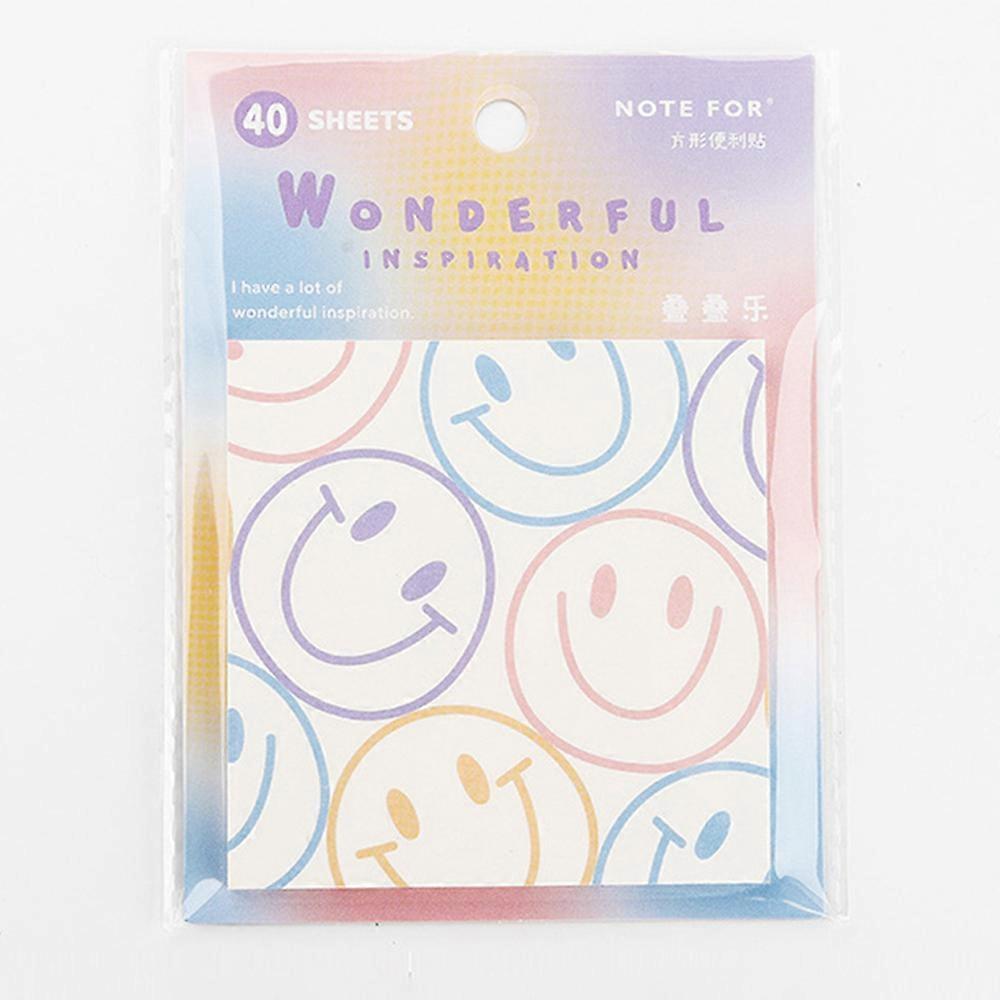 Self-Stick Notes Practical Notepad Smooth and Flat without Ink Leakage Notepad for Daily Use of Students in Learning