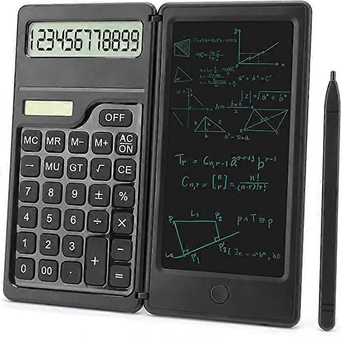 ZK-12 Digit Calculator with 6" LCD Notepad Basic Calculator