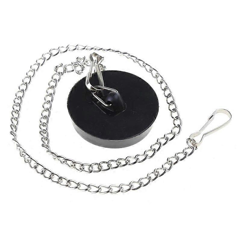 Silicone Drain Plug Universal Stopper Plug for Bathtub Bathroom and Kitchen Sink Drains (Ring/Triangle Button/Chain)