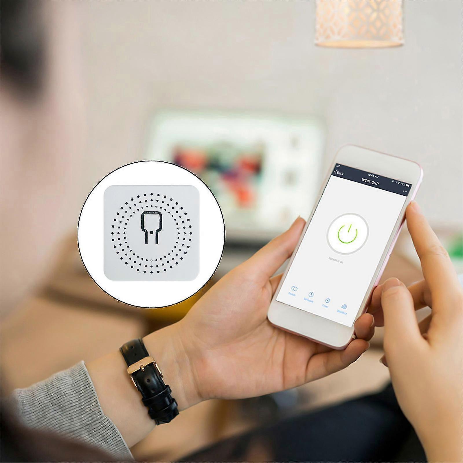 Mini Smart Wifi Relay Switch,diy Timer Light Switch Module Smart Tuya App, Wireless Remote Control