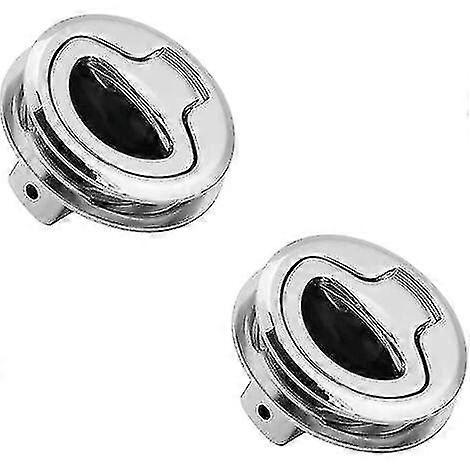 Hatch Latch, 2 Pieces Flush Hatch Latch, Boat Hatch, Flush Hatch Handle, Flush Lifting Handle Silver