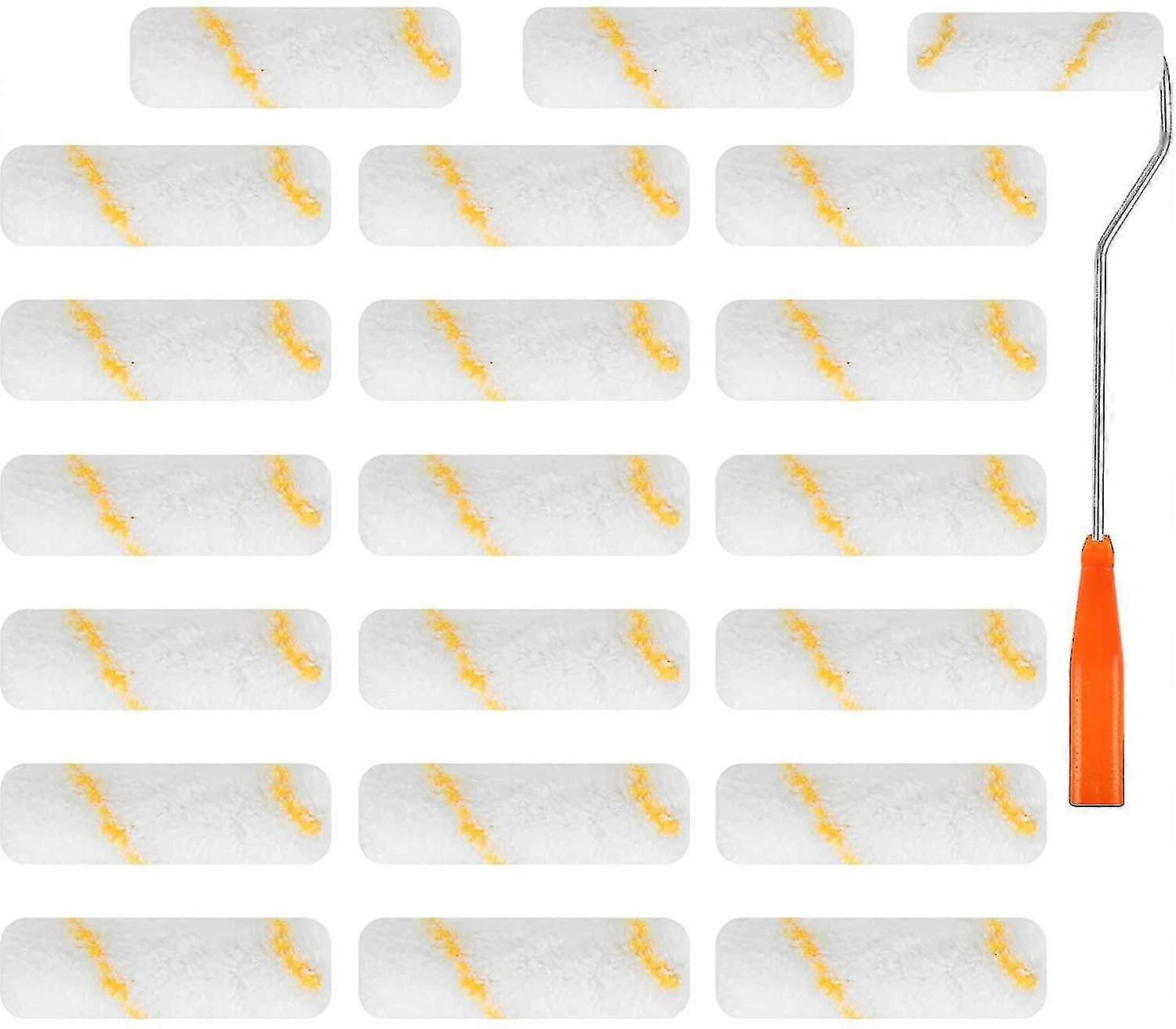 Paint Rollers, 20pcs Paint Roller Brush, Wall Roller, Mini Paint Roller, Small