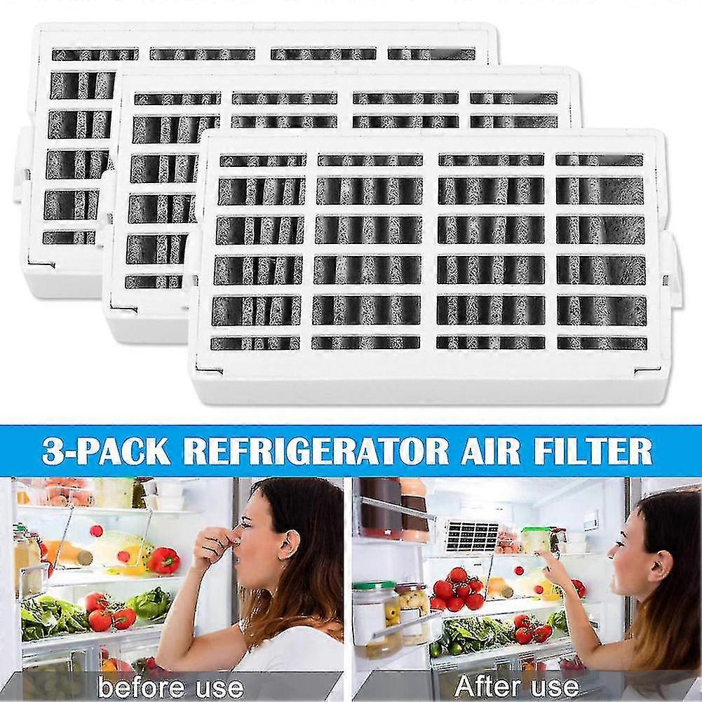 3 Pcs Fresh Flow Comparable Refrigerator Air Filter For Whirlpool W10311524