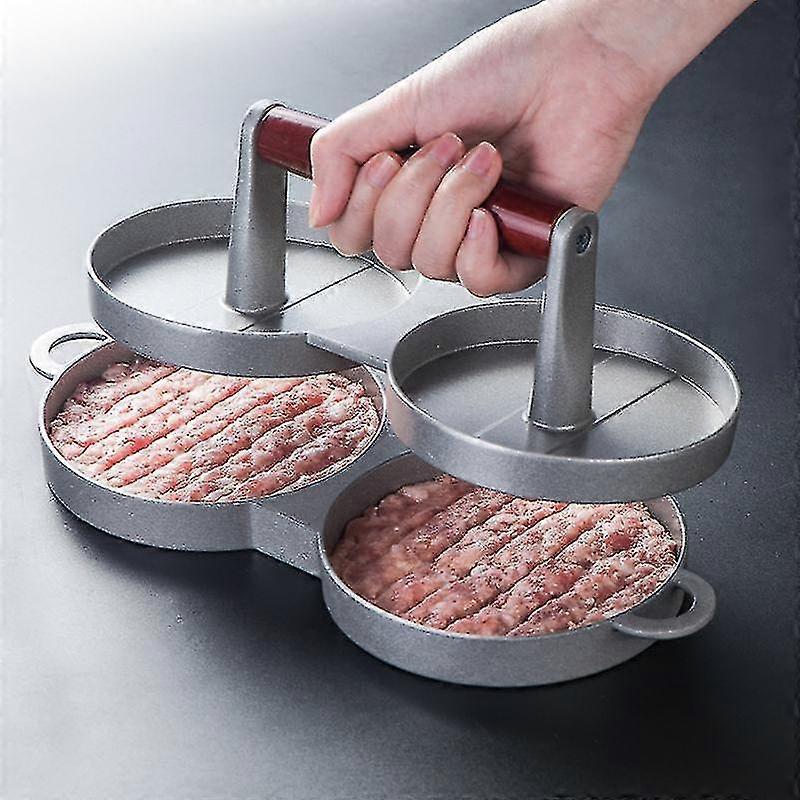 High Quality Round Shape Hamburger Press Aluminum Alloy Hamburger Meat Beef-