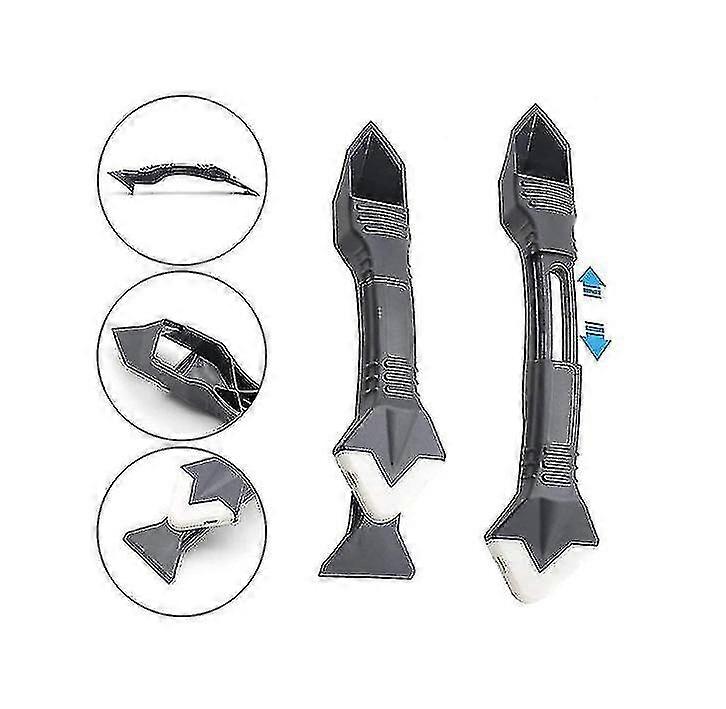 Silicone Scraper Caulking Grouting Sealant Finishing Clean Remover Tool Kit