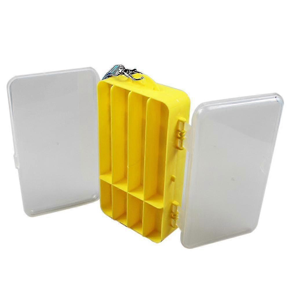 Blue Multi Grids Double Sided Fishing Baits Box Storage Case