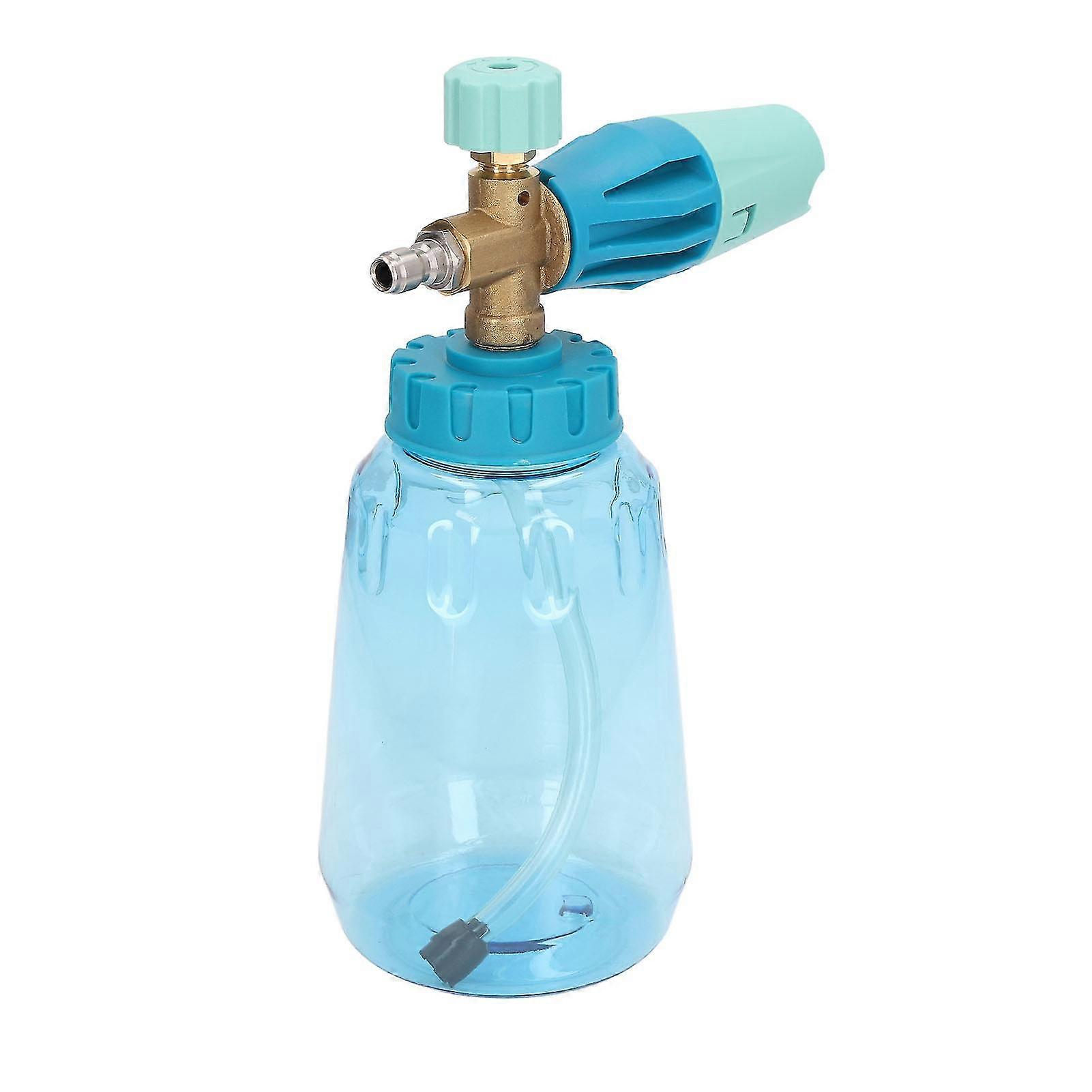 1l 4000psi Foam Generator Adjustable High Pressure Sprayer Washer Can 1/4in Npt Quick Connect
