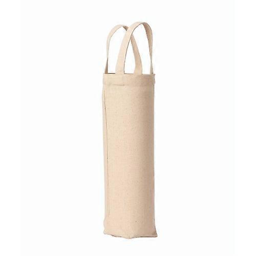 Nutshell Premium Plain Canvas Recycled Bottle Bag