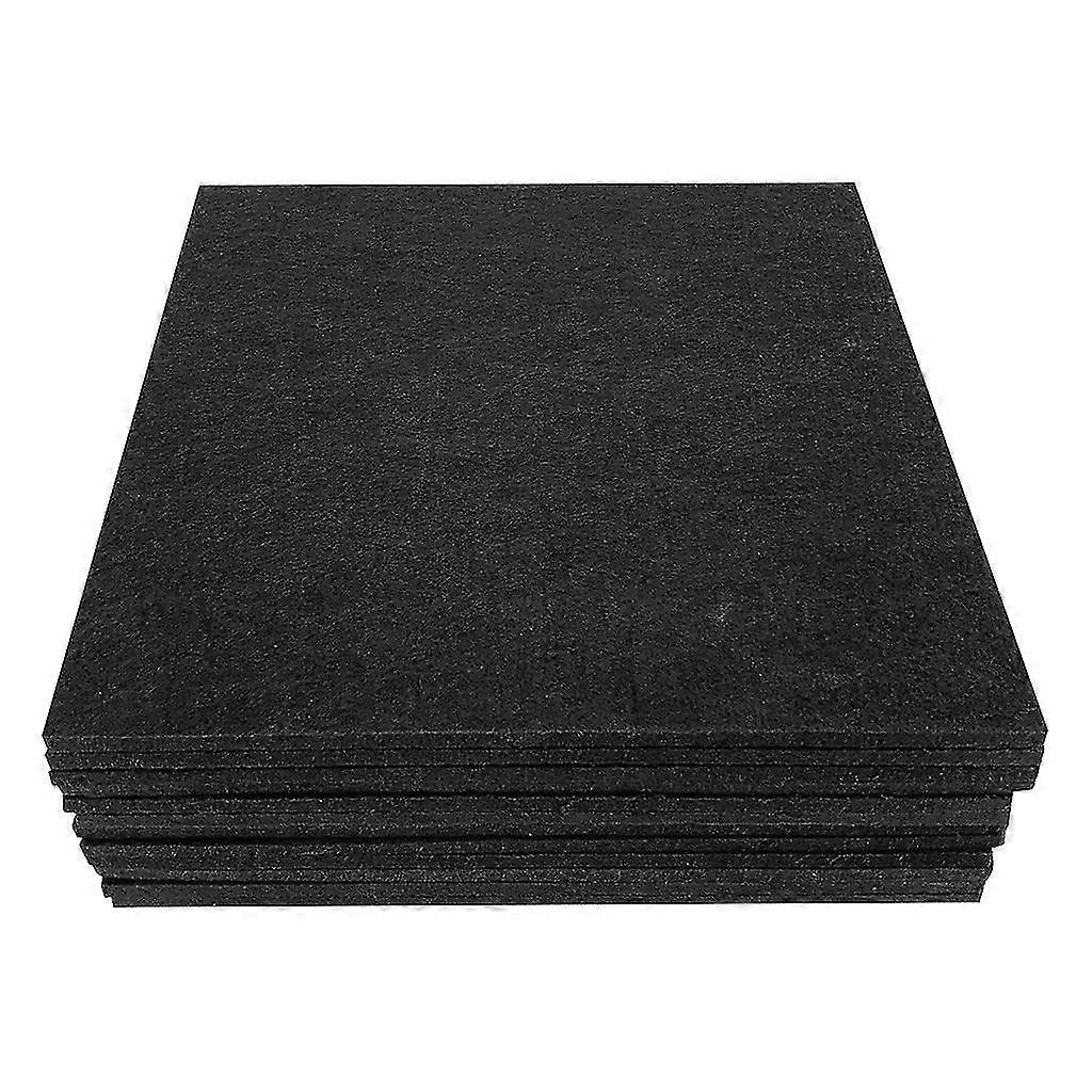 12 Pack Acoustic Absorption Panel Gray Black Acoustic Soundproofing Insulation Panel Tiles