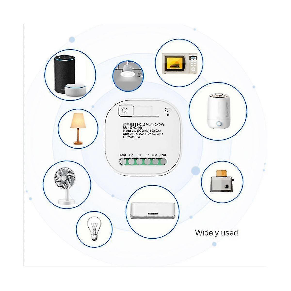 Wireless Remote Control Switch Wall Panel Remote Control Transmitter Wifi Remote Control Intelligen